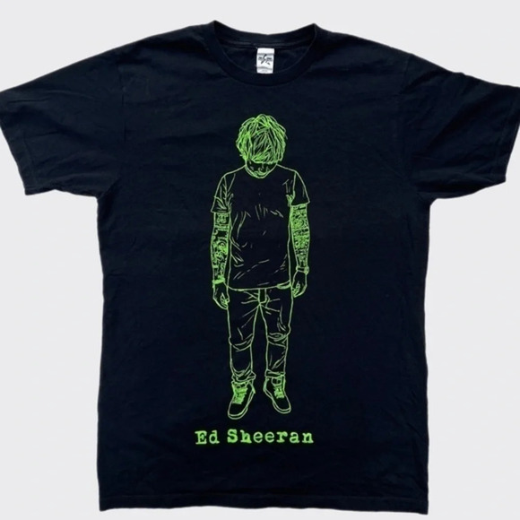 ED SHEERAN X MUSIC TOUR CONCERT T-SHIRT / BAND TEE | M - Picture 2 of 6